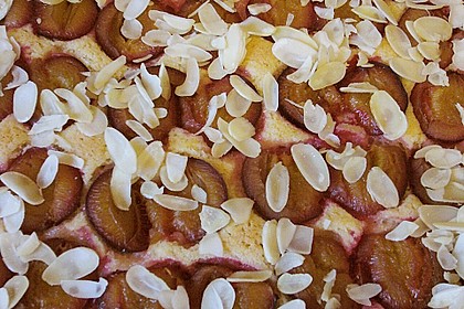 Pflaumenkuchen mit Mandeln 1