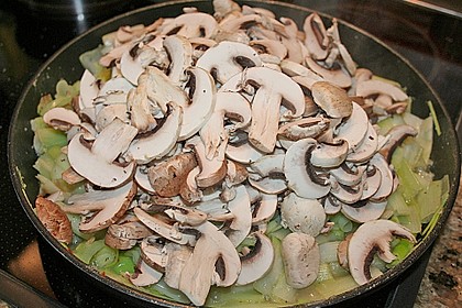 Champignon - Porree - Auflauf 1