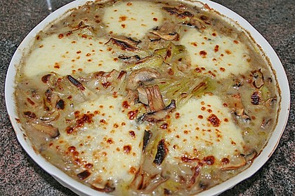 Champignon - Porree - Auflauf 2