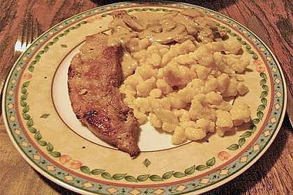 Geschnetzeltes in Pilz - Sahneso&szlig;e