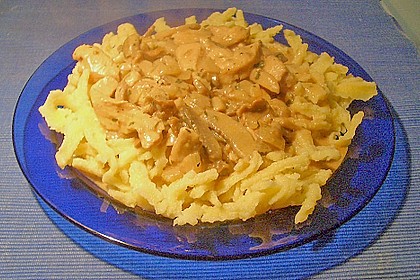 Geschnetzeltes in Pilz - Sahneso&szlig;e 1