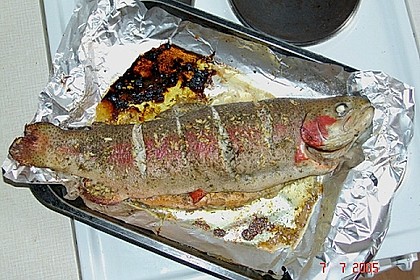 Lachsforelle aus dem Backofen 22