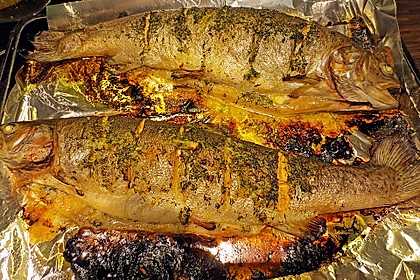 Lachsforelle aus dem Backofen 1