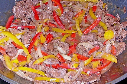 Rindfleisch mit Bohnensauce