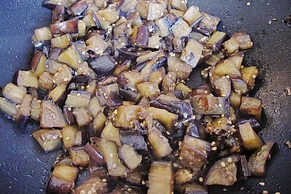 Süße Auberginen mit Knoblauch 5