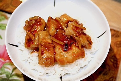 Fisch mit Knoblauchsauce