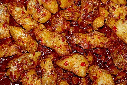Fisch mit Knoblauchsauce 1