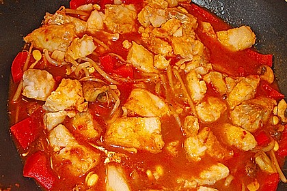 Fisch mit Knoblauchsauce 3