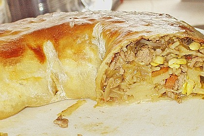 Asiatischer Strudel mit scharfer Pflaumenso&szlig;e 1