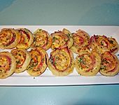Schinken - K&auml;se - Schnecken (Bild)