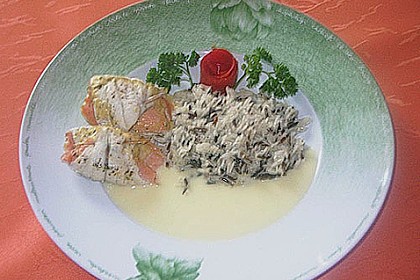 Gef&uuml;llte Seezungenr&ouml;llchen