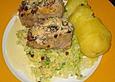 Senfrostbraten mit Kartoffeln und Wirsingrahm