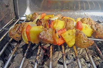 Gegrillte Entenspieße 3