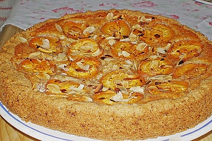 Aprikosenkuchen mit Mandelguss 8