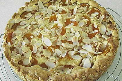 Aprikosenkuchen mit Mandelguss 11
