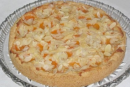 Aprikosenkuchen mit Mandelguss 4