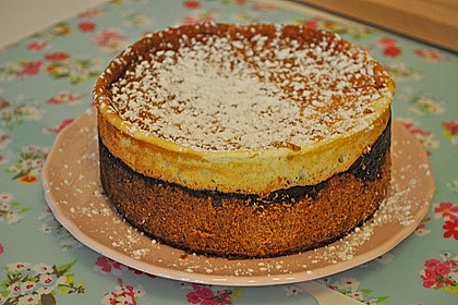 Käsekuchen mit 2 Schichten 111