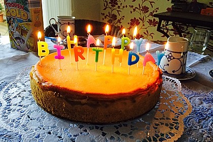 Käsekuchen mit 2 Schichten 100