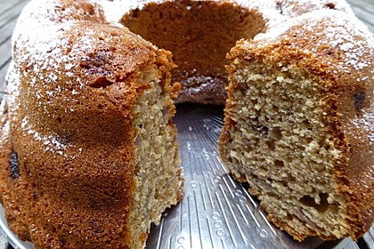 Bananen - Nusskuchen