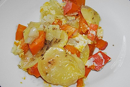 Kartoffel-K&uuml;rbis Gratin alla Napolitana 3