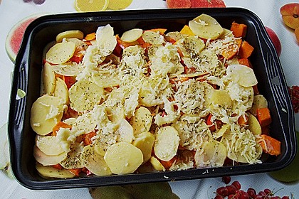 Kartoffel-K&uuml;rbis Gratin alla Napolitana 4