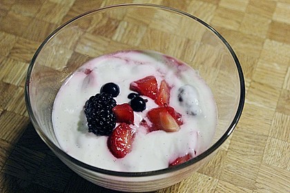 Erdbeeren mit Vanillecreme 2