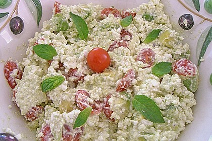 Avocado - H&uuml;ttenk&auml;se - Salat 1