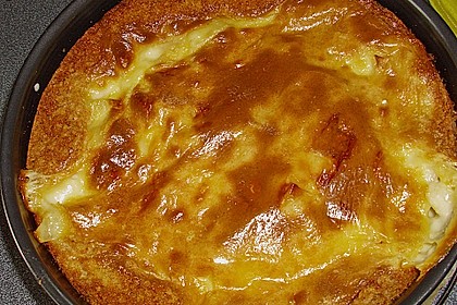 Apfelkuchen mit Puddingguss 5