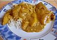 H&auml;hnchenbrustfilets mit Ananas - Curry - Sauce