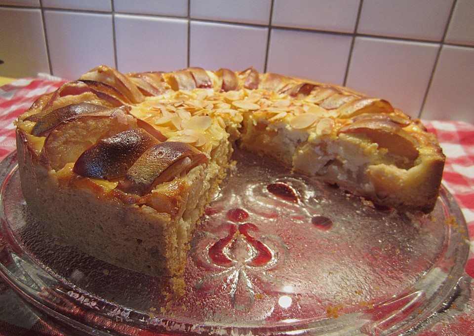 Apfelkuchen mit Quarkguss (Rezept mit Bild) von HamburgDino | Chefkoch.de