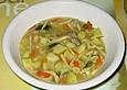 Kartoffelsuppe mit Fleisch