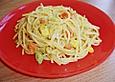 Scharfer Nudelsalat