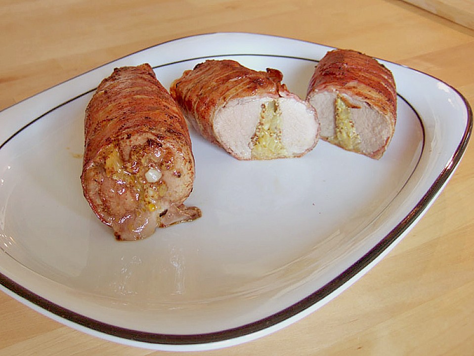 Gefülltes Schweinefilet mit Bacon (Rezept mit Bild) | Chefkoch.de