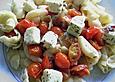 Angebratene Kirschtomaten mit Nudeln