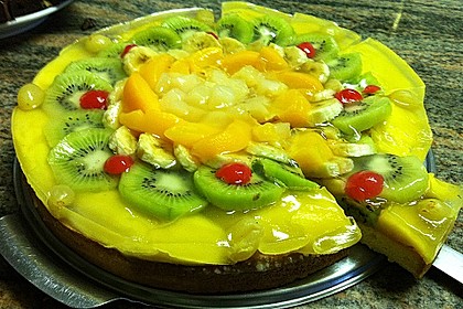 Biskuit mit Keksboden f&uuml;r Obstkuchen 2
