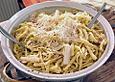 Pasta mit gr&uuml;nem Spargel & Schinken