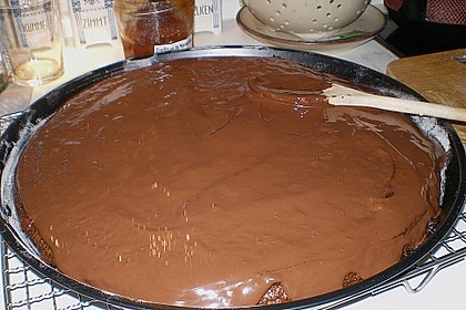 Schokoblechkuchen mit Zimt (ohne Butter, ohne Eier) 55