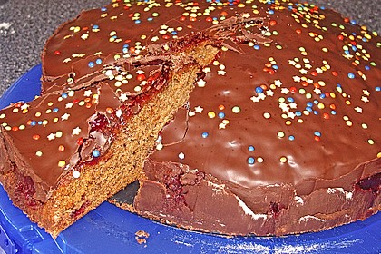 Schokoblechkuchen mit Zimt (ohne Butter, ohne Eier) 15