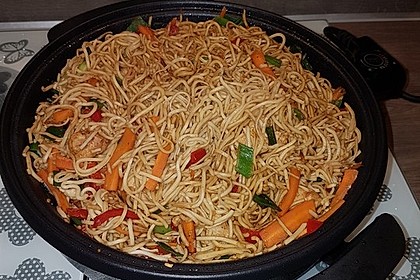 Chinapfanne mit Hähnchen 1