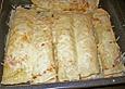 Gef&uuml;llte Pfannkuchen mit Hackfleisch
