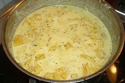 Pasta mit Kürbis und Pinienkernen 8