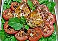 Ziegenk&auml;se - Taler auf Rucola