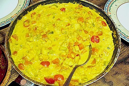 Kabeljaufilet in Kurkuma - Senf - Sauce
