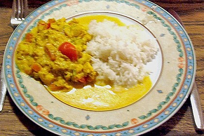 Kabeljaufilet in Kurkuma - Senf - Sauce 1