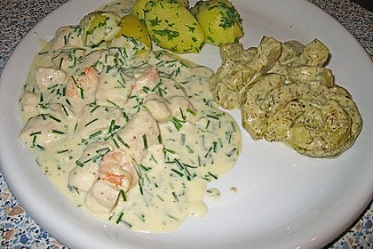 Seeteufel in Wermut - Schnittlauchsahne 7