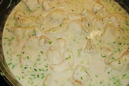Seeteufel in Wermut - Schnittlauchsahne 9