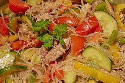 Knoblauch - Glasnudelsalat