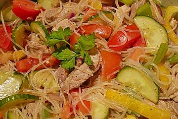 Knoblauch - Glasnudelsalat