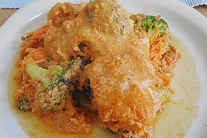Meerrettich - Fisch im Gem&uuml;sebett 2