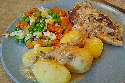Zwiebel-Sahne Hähnchen 34
